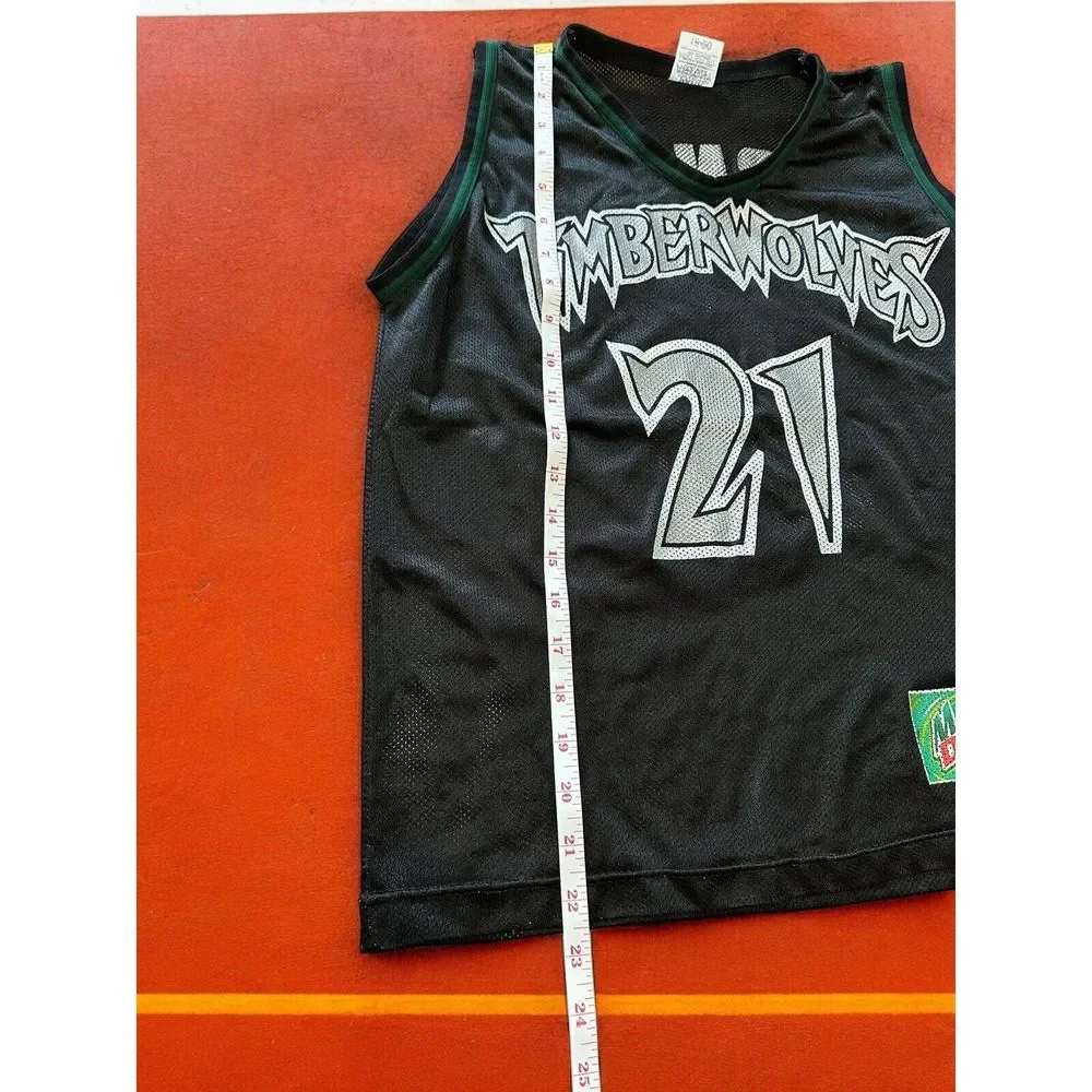 Vintage Kevin Garnett Timberwolves Mountain Dew Promotion Jersey Sz Youth 18 - Picture 4 of 5